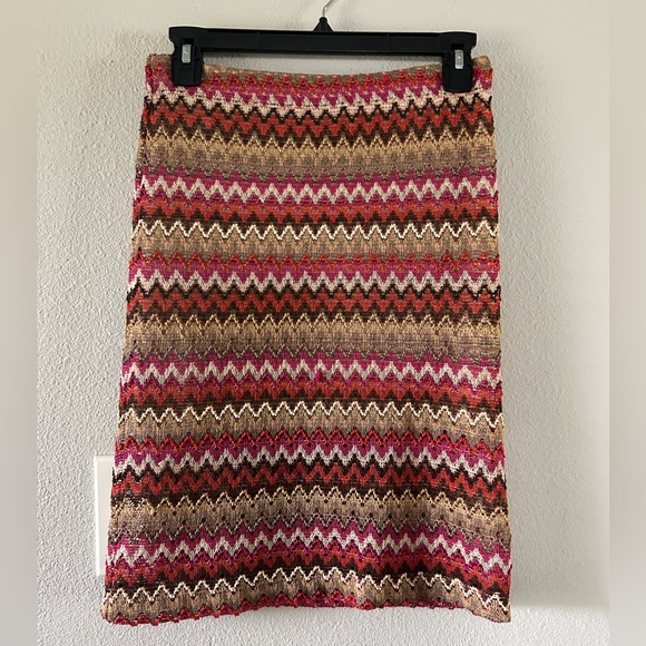 Printed midi pencil skirt - Picture 2 of 3